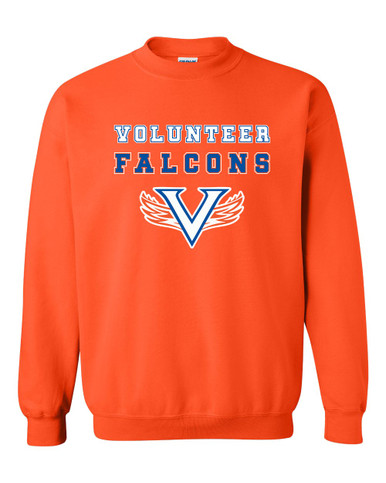 Volunteer Falcons V Wings Spirit Men's Sweatshirt