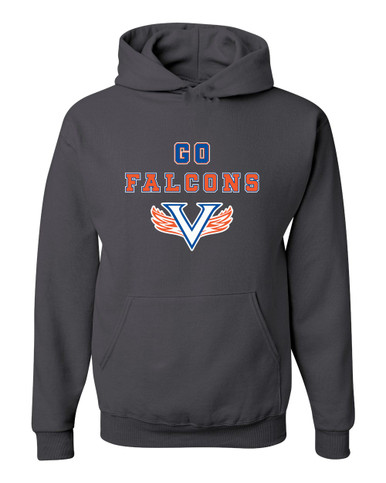 Volunteer Falcons V Wings Go Team Men's Premium Hoodie