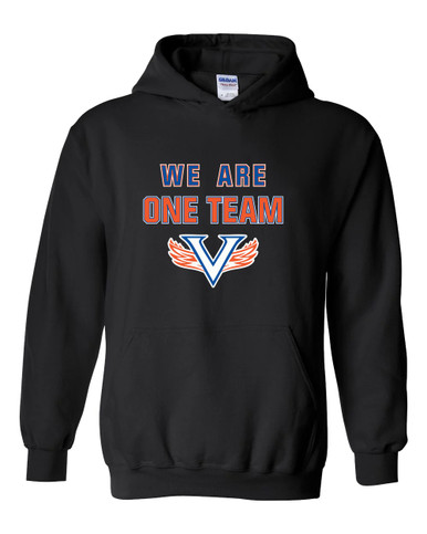 Volunteer Falcons V Wings We Are One Team Men's Hoodie