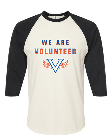 Volunteer Falcons V Wings We Are Men's Baseball T-Shirt