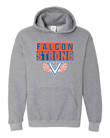 Volunteer Falcons V Wings Strong #1 Men's Hoodie