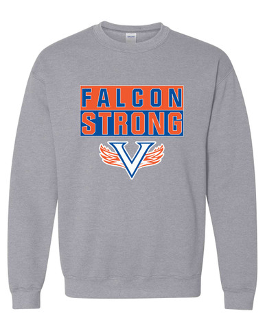 Volunteer Falcons V Wings Strong #1 Men's Sweatshirt