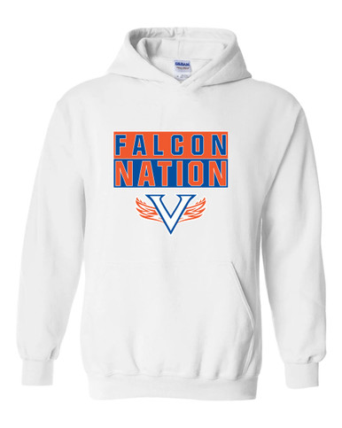 Volunteer Falcons V Wings Nation #1 Men's Hoodie
