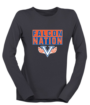 Volunteer Falcons V Wings Nation #1 Women's Premium LS T-Shirt