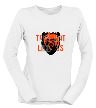 California Grizzlies They Not Like Us #2 Women's Premium LS T-Shirt