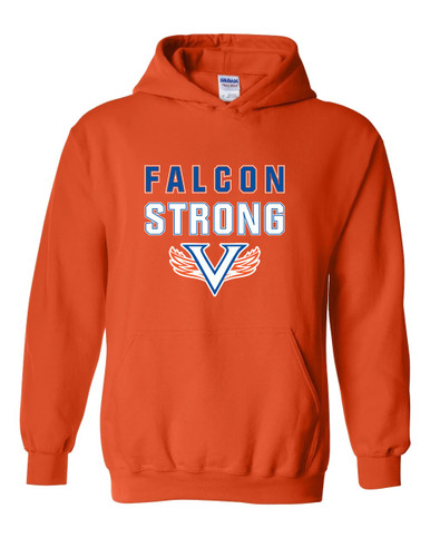 Volunteer Falcons V Wings Strong #2 Men's Hoodie