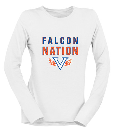 Volunteer Falcons V Wings Nation #2 Women's LS T-Shirt