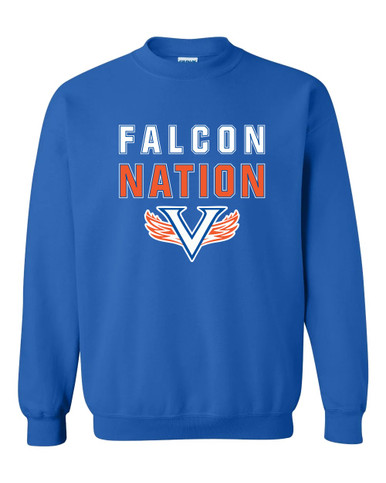 Volunteer Falcons V Wings Nation #2 Men's Sweatshirt