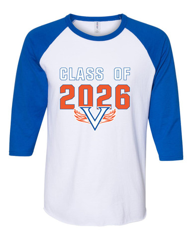 Volunteer Falcons V Wings Class of 2026 Women's Baseball T-Shirt