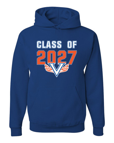 Volunteer Falcons V Wings Class of 2027 Men's Premium Hoodie