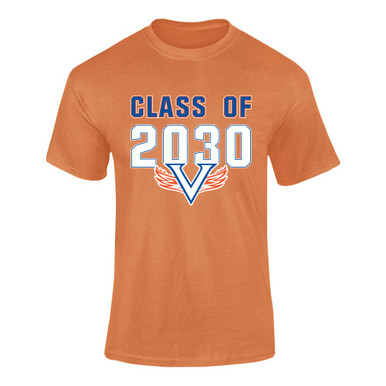 Volunteer Falcons V Wings Class of 2030 Men's SS T-Shirt