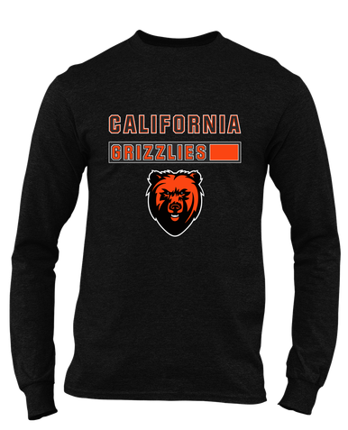 California Grizzlies Mascot #7 Men's LS T-Shirt