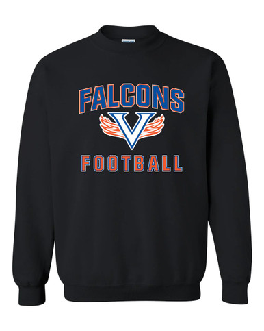 Volunteer Falcons V Wings Football #1 Men's Sweatshirt
