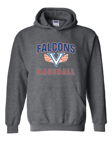 Volunteer Falcons V Wings Baseball #1 Men's Hoodie