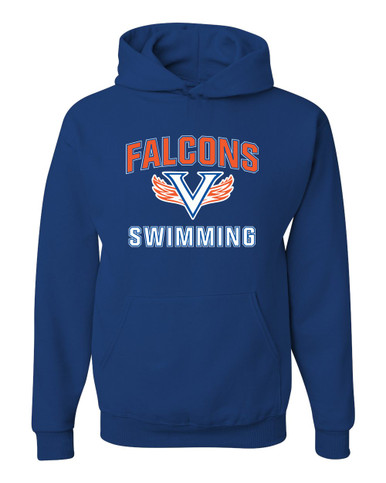 Volunteer Falcons V Wings Swimming Men's Premium Hoodie