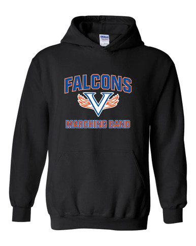 Volunteer Falcons V Wings Marching Band Men's Hoodie