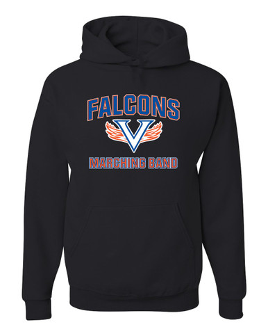 Volunteer Falcons V Wings Marching Band Men's Premium Hoodie