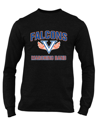 Volunteer Falcons V Wings Marching Band Men's Premium LS T-Shirt