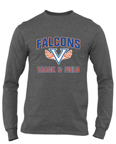 Volunteer Falcons V Wings Track & Field Men's Premium LS T-Shirt