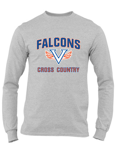 Volunteer Falcons V Wings Cross Country Men's LS T-Shirt