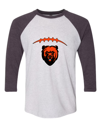California Grizzlies Football #2 Women's Baseball T-Shirt