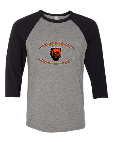 California Grizzlies Football #3 Men's Baseball T-Shirt
