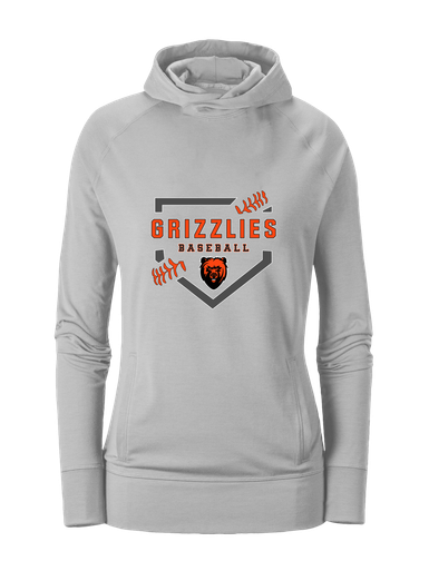 California Grizzlies Baseball #2 Women's Hoodie