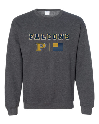 Peddie Falcons Team Colors Flag Men's Sweatshirt
