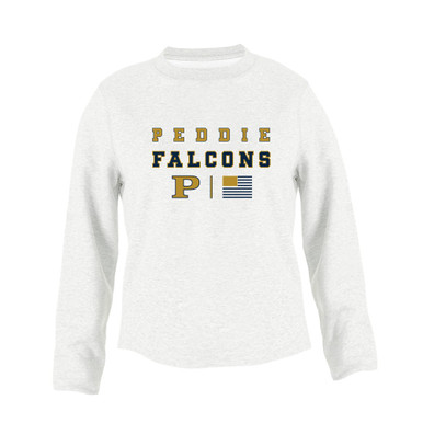 Peddie Falcons Spirit Flag Women's Sweatshirt
