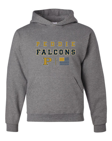 Peddie Falcons Spirit Flag Men's Premium Hoodie
