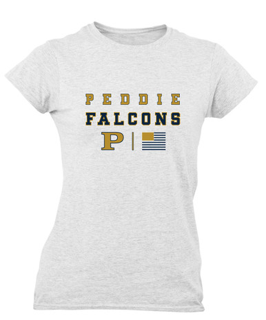 Peddie Falcons Spirit Flag Women's Premium SS T-Shirt