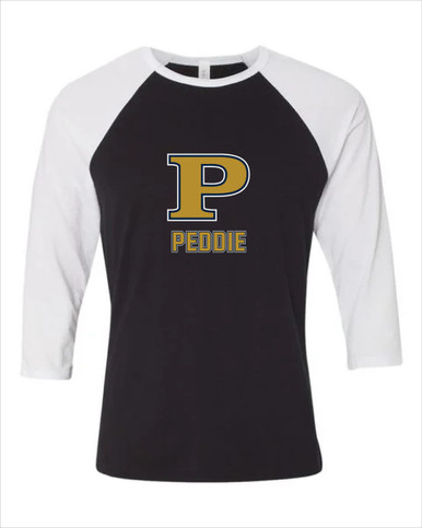 Peddie Falcons Mascot #2 Women's Baseball T-Shirt