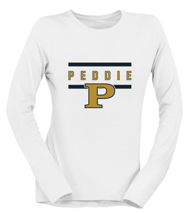 Peddie Falcons Mascot #4 Women's LS T-Shirt