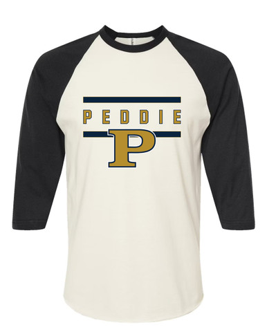 Peddie Falcons Mascot #4 Women's Baseball T-Shirt