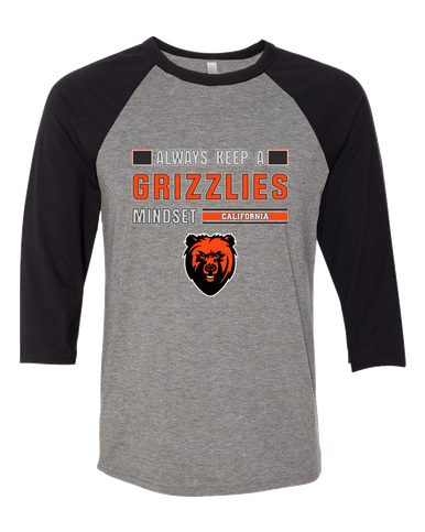 California Grizzlies Mindset Women's Baseball T-Shirt