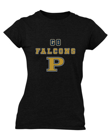 Peddie Falcons Go Team Women's SS T-Shirt