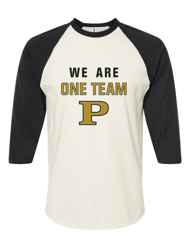 Peddie Falcons We Are One Team Women's Baseball T-Shirt