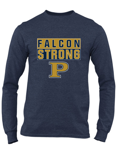 Peddie Falcons Strong #1 Men's Premium LS T-Shirt