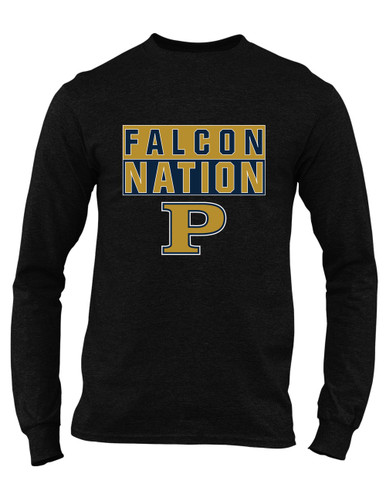 Peddie Falcons Nation #1 Men's Premium LS T-Shirt