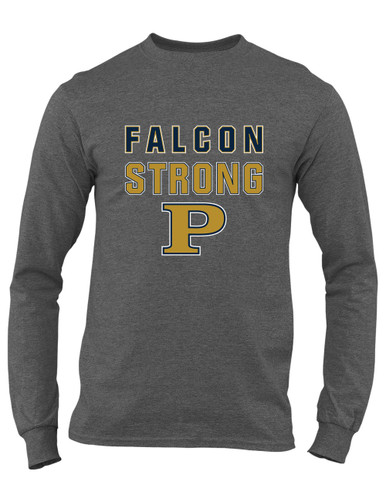 Peddie Falcons Strong #2 Men's LS T-Shirt