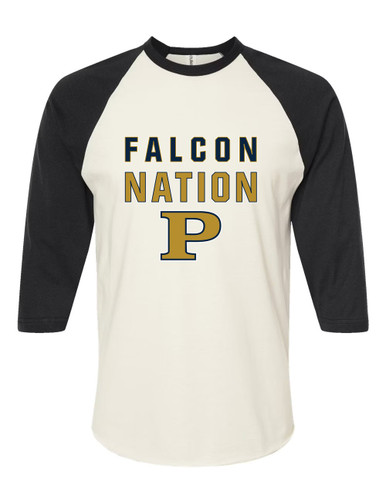 Peddie Falcons Nation #2 Women's Baseball T-Shirt