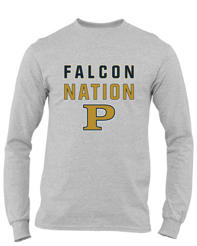 Peddie Falcons Nation #2 Men's LS T-Shirt