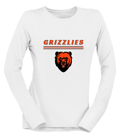 California Grizzlies Mascot #8 Women's Premium LS T-Shirt