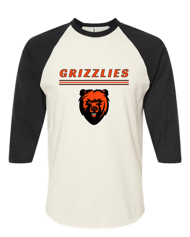 California Grizzlies Mascot #8 Men's Baseball T-Shirt
