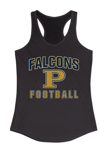 Peddie Falcons Football #1 Women's Tank Top