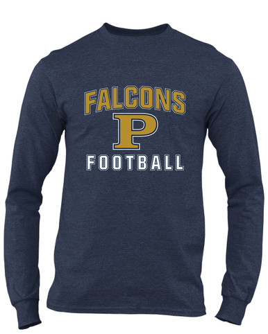 Peddie Falcons Football #1 Men's Premium LS T-Shirt