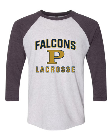 Peddie Falcons Lacrosse Men's Baseball T-Shirt