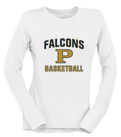 Peddie Falcons Basketball #1 Women's LS T-Shirt