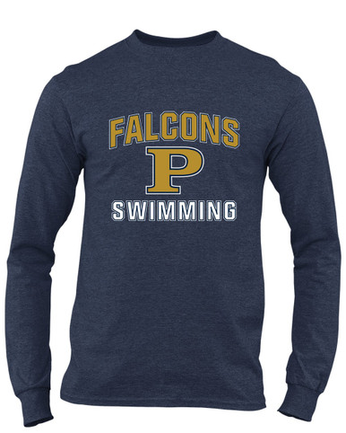 Peddie Falcons Swimming Men's Premium LS T-Shirt