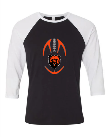 California Grizzlies Football #4 Women's Baseball T-Shirt